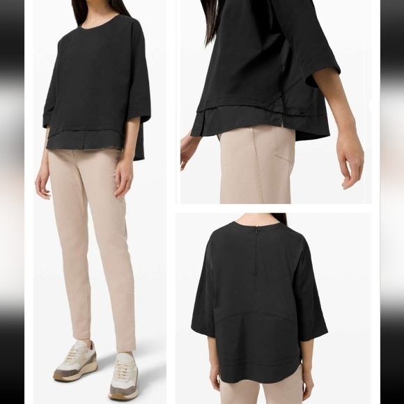 Lululemon Live to Layer Shirt Black Size 2.. - Picture 11 of 11